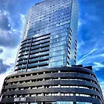 Luksusowy Z Widokiem, Basenem I Sauna Hanza Tower 19th Floor Appartamento *