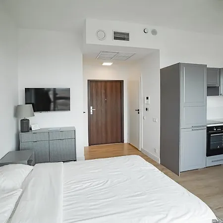 Luksusowy Z Widokiem, Basenem I Sauna Hanza Tower Appartamento