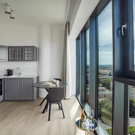 Appartamento Luksusowy Z Widokiem, Basenem I Sauna Hanza Tower Stettino