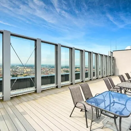 Luksusowy Z Widokiem, Basenem I Sauna Hanza Tower 19th Floor * Στσέτσιν