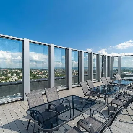 Luksusowy Z Widokiem, Basenem I Sauna Hanza Tower 19th Floor Στσέτσιν