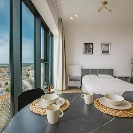 Apartment Luksusowy Z Widokiem, Basenem I Sauna Hanza Tower