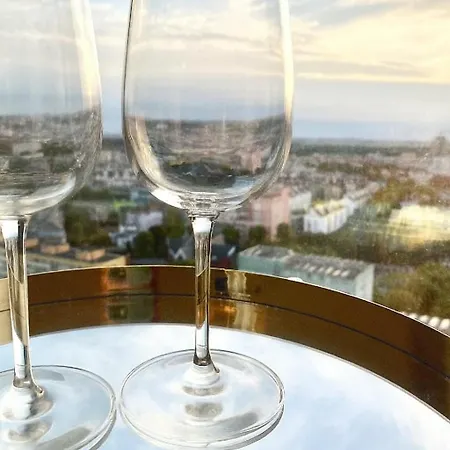 Luksusowy Z Widokiem, Basenem I Sauna Hanza Tower 19th Floor Διαμέρισμα Στσέτσιν