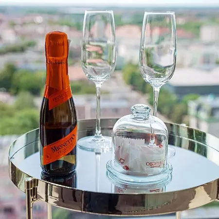Διαμέρισμα Luksusowy Z Widokiem, Basenem I Sauna Hanza Tower 19th Floor