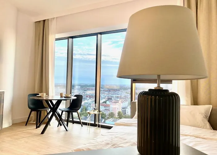 Luksusowy Z Widokiem, Basenem I Sauna Hanza Tower Szczecin