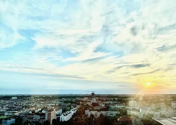 Apartment Luksusowy Z Widokiem, Basenem I Sauna Hanza Tower *