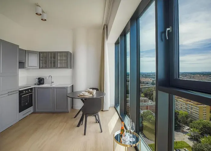 Luksusowy Z Widokiem, Basenem I Sauna Hanza Tower