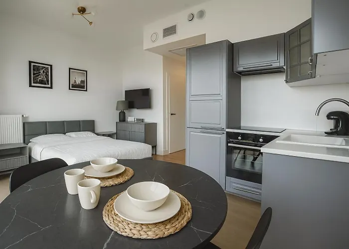 Luksusowy Z Widokiem, Basenem I Sauna Hanza Tower *